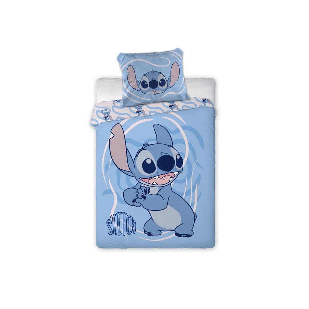 Disney Lilo and Stitch Whirlwind children's nursery duvet cover 100×135 cm, 40×60 cm