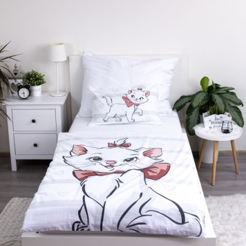 Disney Marie Bow children's bedding cover 100x135 cm, 40x60 cm