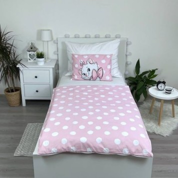 Disney Marie Dots children's bedding cover 100x135 cm, 40x60 cm