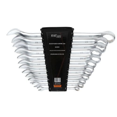KLUCZE PŁASKO-OCZKOWE 12el. KD10936