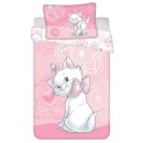 Disney Marie Pink Flower children's duvet cover 100×135cm, 40×60 cm