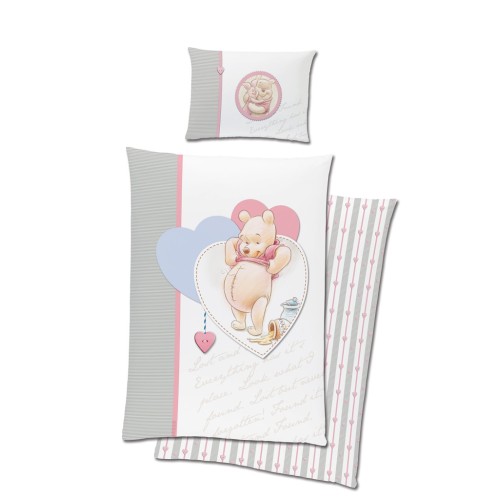 Disney Winnie the Pooh Vintage children's kindergarten bed linen cover 100×135 cm, 40×60 cm