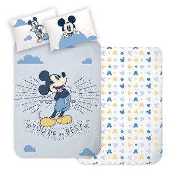 Disney Mickey Best children's, kindergarten bedding set 100×135 cm, 40×60 cm