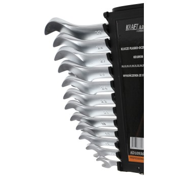 KLUCZE PŁASKO-OCZKOWE 12el. KD10936
