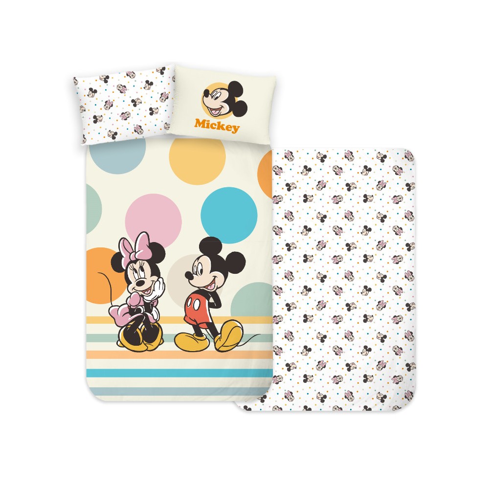 Disney Mickey  Duo children's bedding set 100×135 cm, 40×60 cm