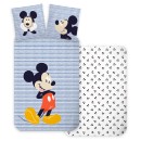 Disney Mickey  Strip children's bed linen 100×140 cm, 40×45 cm
