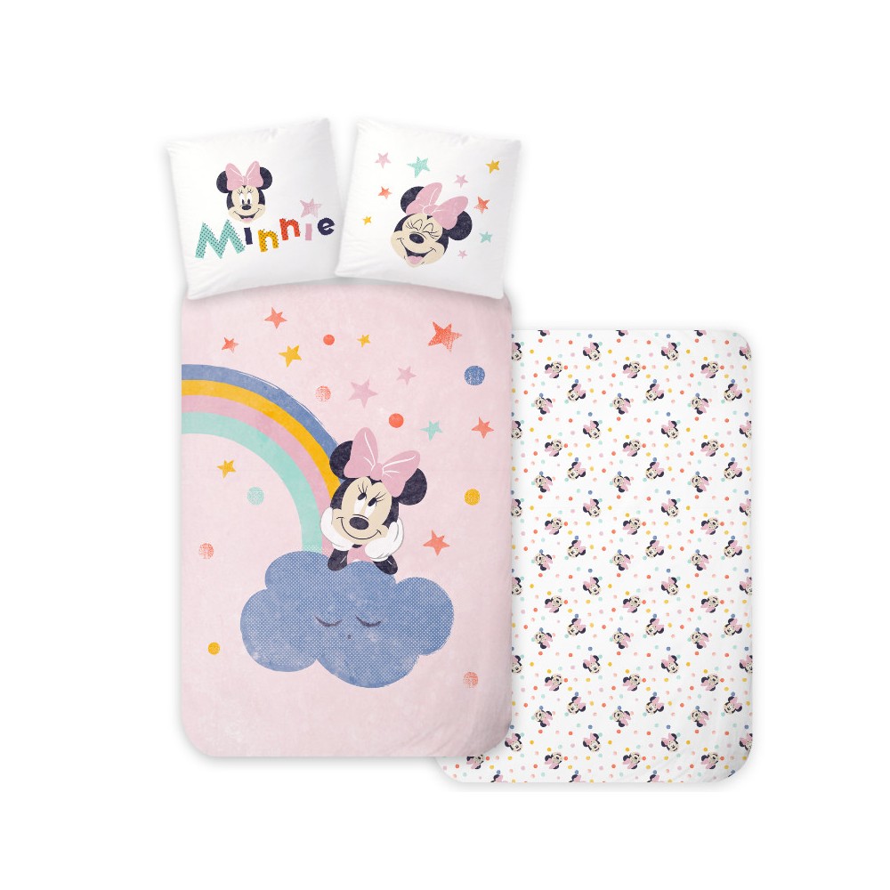 Disney Minnie  Dreamland children's, kindergarten bedding set 100×135 cm, 40×60 cm