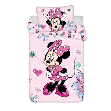 Disney Minnie  Flowers children's duvet cover 100×135cm, 40×60 cm