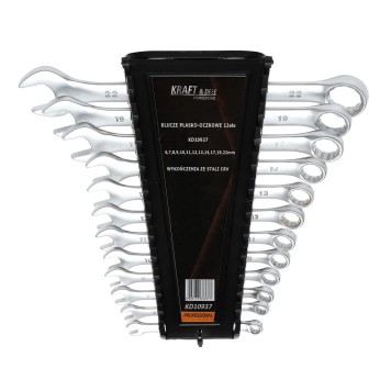 KLUCZE PŁASKO-OCZKOWE 12el. KD10937