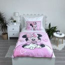 Disney Minnie  Powder pink children's bedding set 100×135 cm, 40×60 cm