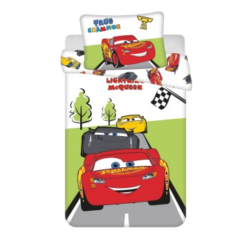 Disney Cars Champion children's nursery bedding set 100×135 cm, 40×60 cm
