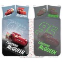 Disney Cars glow-in-the-dark children's bedding set for kindergarten, 100x135cm, 40x60cm