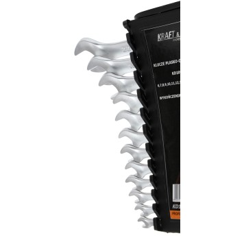 KLUCZE PŁASKO-OCZKOWE 12el. KD10937