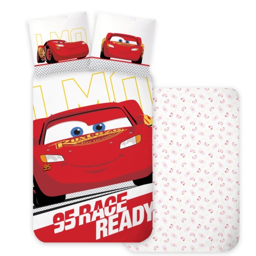 Disney Cars Ready children's bedding set 100×135 cm, 40×60 cm