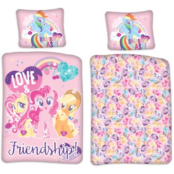 My Little Pony Friendship children's bedding set 100×135cm, 40×60 cm
