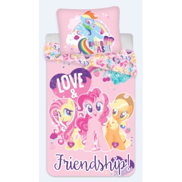 My Little Pony Friendship children's bedding set 100×135cm, 40×60 cm