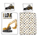 Construction children's bedding set 100×135cm, 40×60 cm