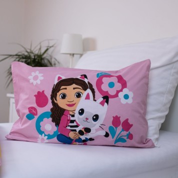 Gabby's Dollhouse Hey children's bedding set 100x135cm, 40x60 cm