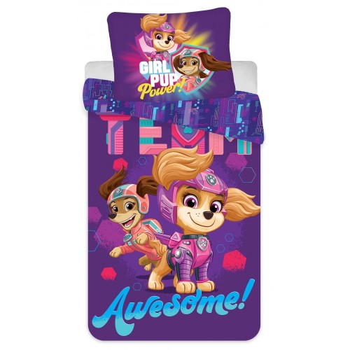 Paw Patrol Awesome children's bedding cover 100×140cm, 40×45 cm