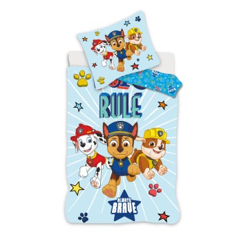 Paw Patrol Brave kids' bedding set 100×135cm, 40×60 cm