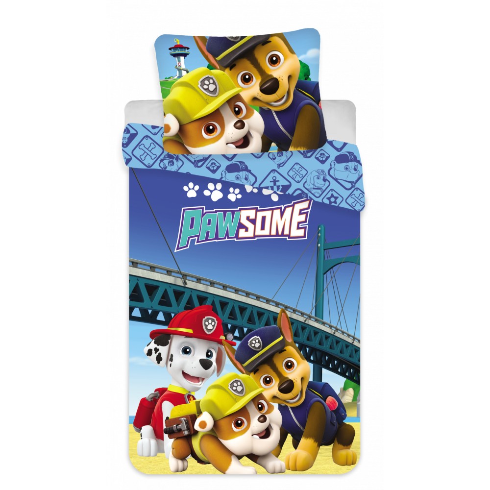 Paw Patrol Bridge children's bedding set 100×140cm, 40×45 cm