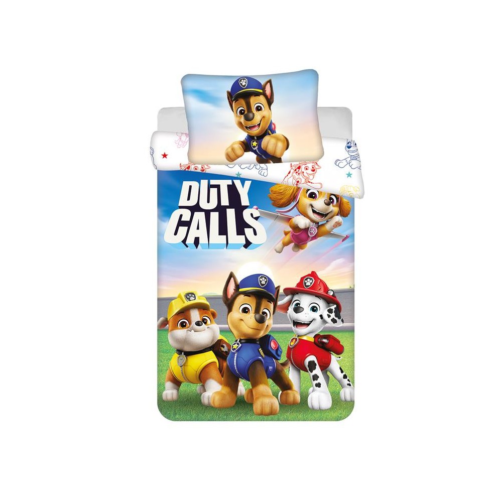 Paw Patrol Duty Calls children's bedding cover 100×135cm, 40×60 cm
