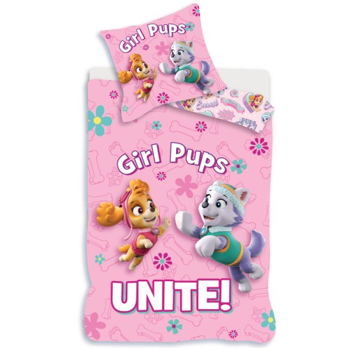 Paw Patrol Girl Unite children's bedding set 100×135cm, 40×60 cm