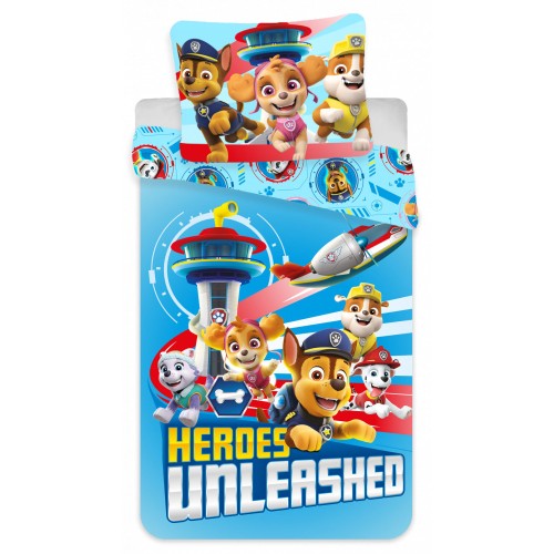 Paw Patrol Heros Unleashed Kids Bedding Set 100×140cm, 40×45 cm