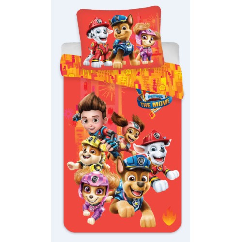 Paw Patrol On Fire Kids Bedding Set 100×135cm, 40×60 cm