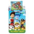 Paw Patrol on Deck Paws children's bedding 100×135 cm, 40×60 cm