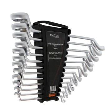 KLUCZE DWUSTRONNIE-OCZKOWE 12el. KD10942