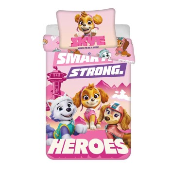 Paw Patrol Smart Strong children's bedding cover 100×135cm, 40×60 cm