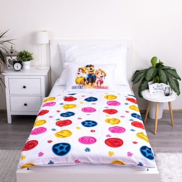 Paw Patrol Teamwork children's bedding cover 100×135cm, 40×60 cm