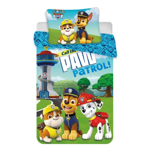 Paw Patrol Tower children's bedding set 100×135cm, 40×60 cm
