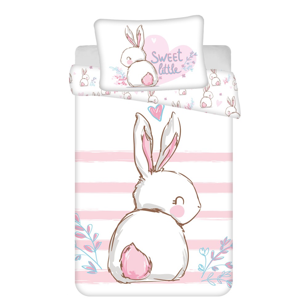 Rabbit Sweet children's bedding set 100x135 cm, 40x60 cm