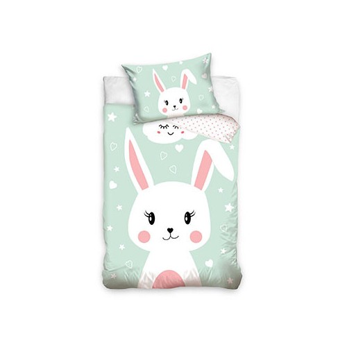 Rabbit kids' bedding set 90x120 cm, 40x60 cm