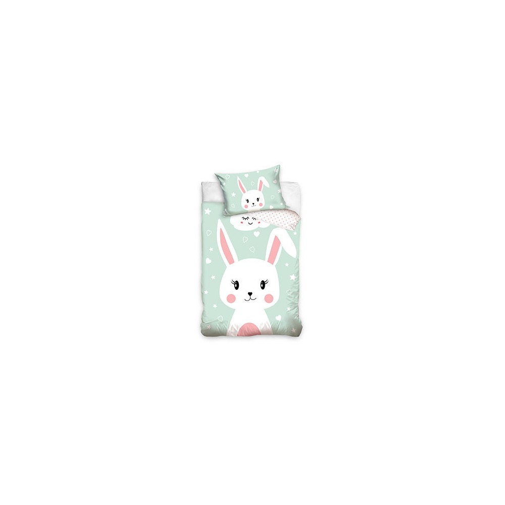 Rabbit kids' bedding set 90x120 cm, 40x60 cm