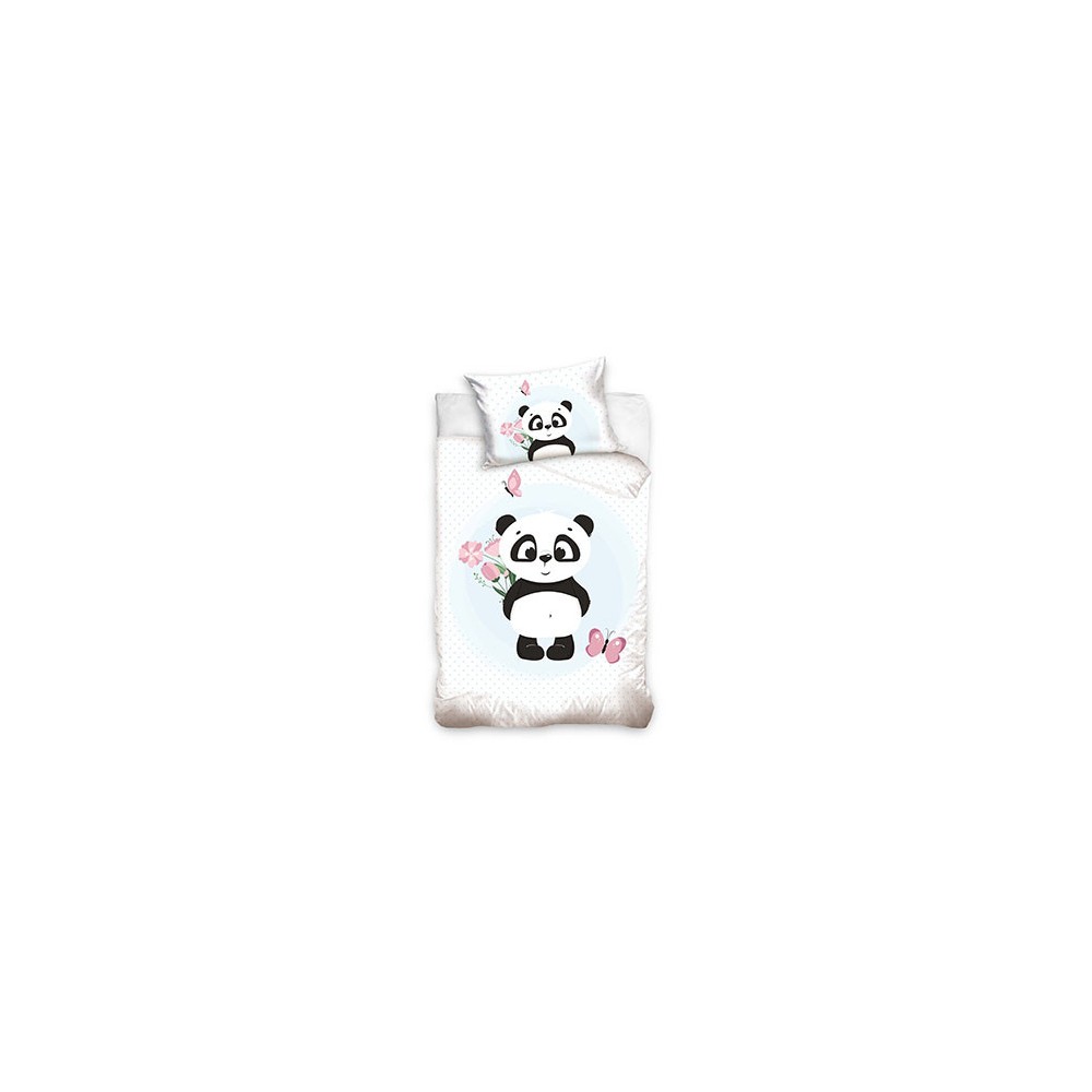 Panda children's bedding set 100x135 cm, 40x60 cm