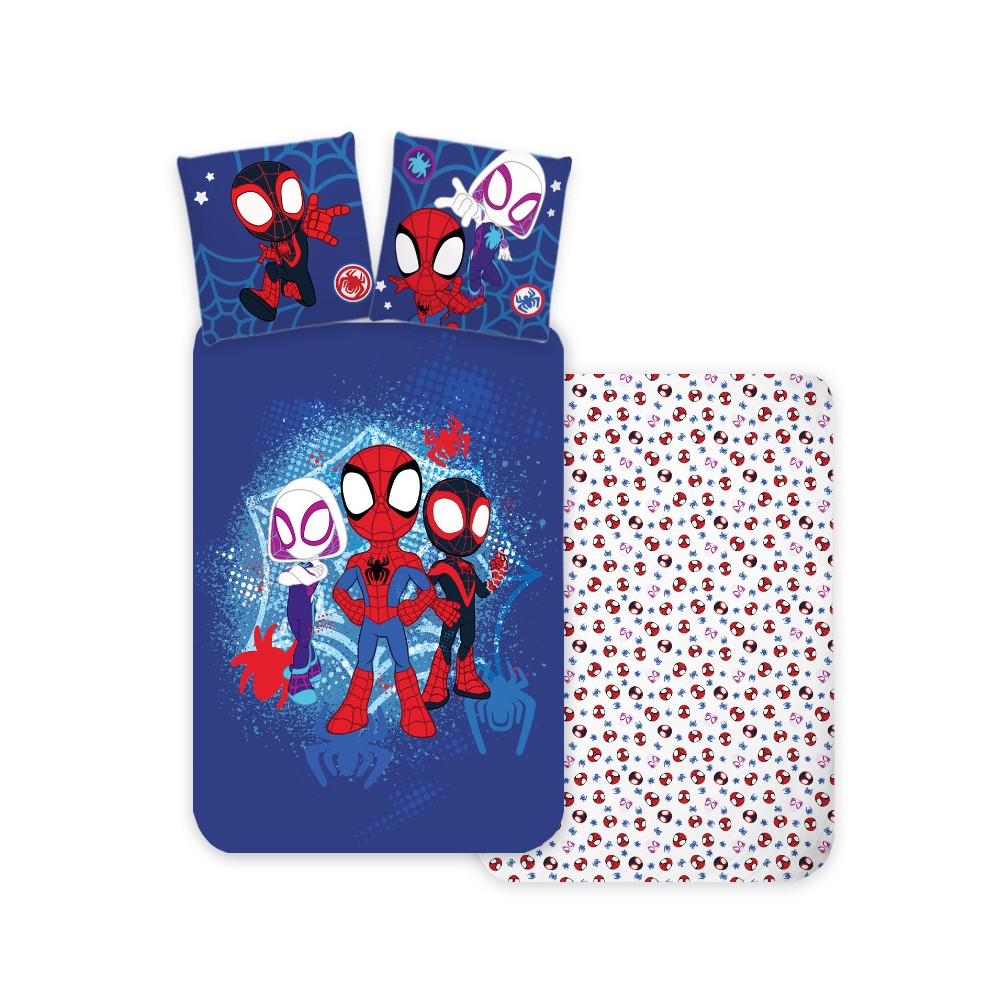 Spiderman City Adventures children's duvet cover 100×135 cm, 40×60 cm