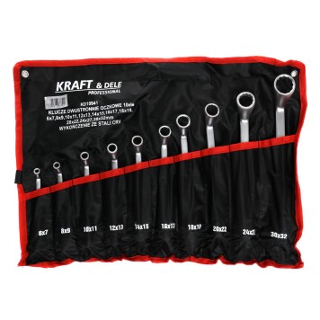 KLUCZE DWUSTRONNIE-OCZKOWE 10el. KD10941