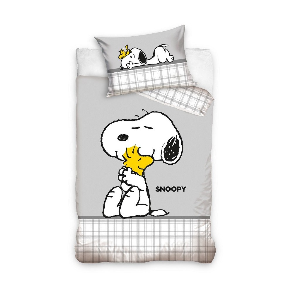 Snoopy & Woodstock children's bedding set 100x135 cm, 40x60 cm