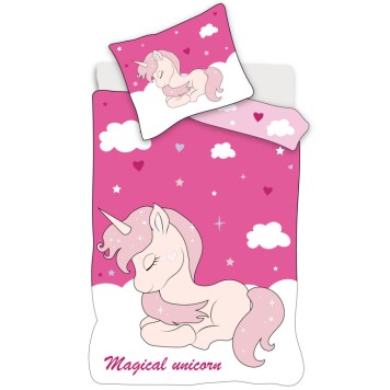Unicorn Magical children's bedding set 100×135 cm, 40×60 cm