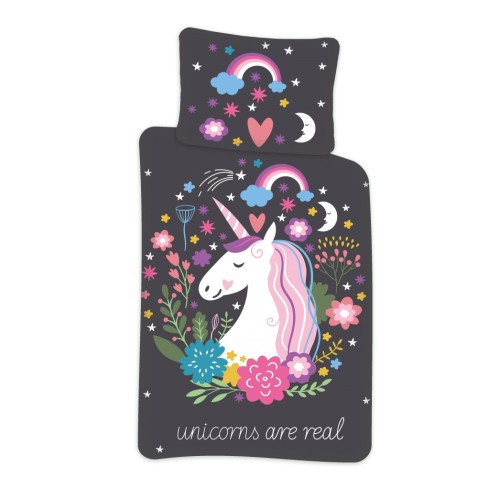 Unicorn children's bedding set 100×135 cm, 40×60 cm