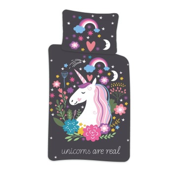 Unicorn children's bedding set 100×135 cm, 40×60 cm