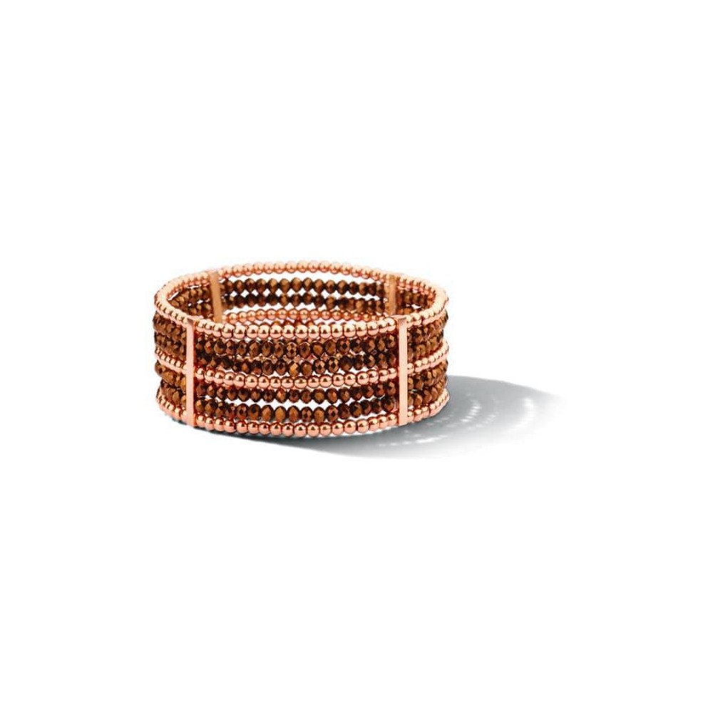 Victoria Brown stone rose gold colored bracelet