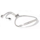 Victoria Silver-colored bracelet with white stones