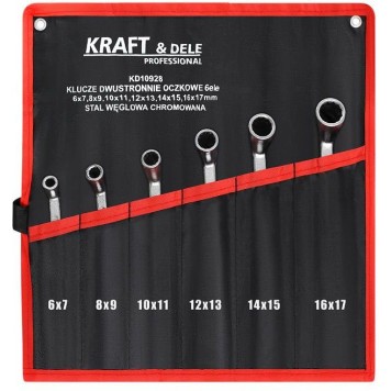 KLUCZE DWUSTRONNIE-OCZKOWE 6el. KD10928