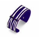 Victoria Silver-colored blue patterned bracelet