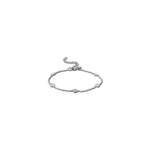 Victoria Silver-colored stone bracelet