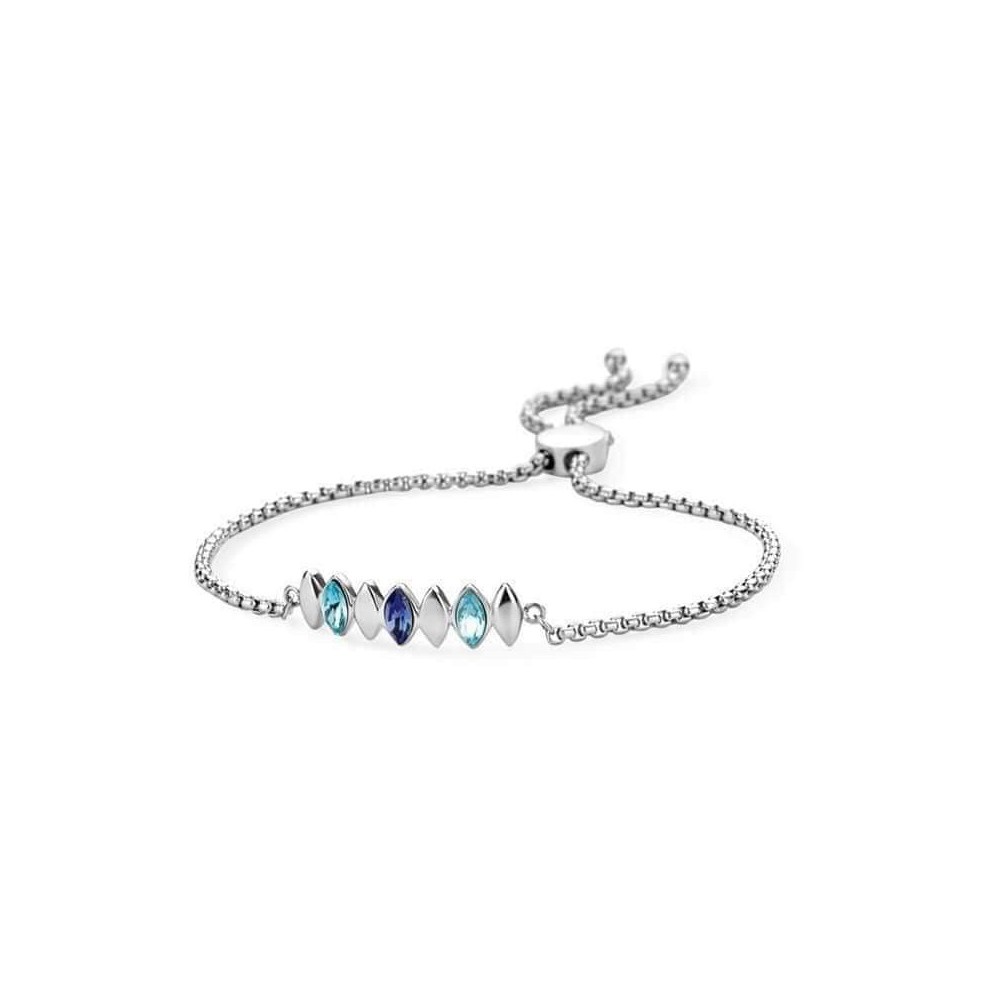 Victoria Silver Colored Bracelet with Colorful Stones